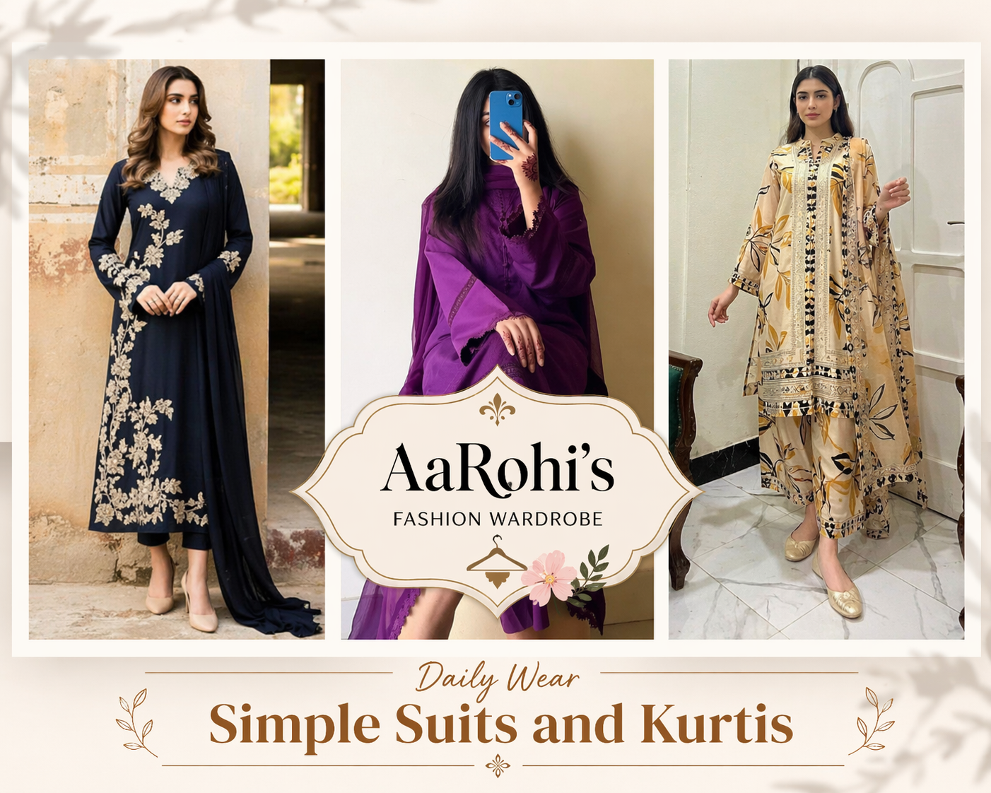 Daily Wear Simple Suits and Kurtis