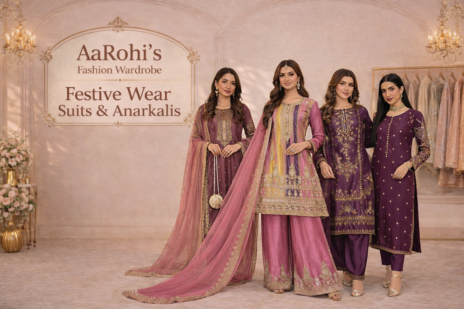 Festive Wear Suits & Anarkalis Collection