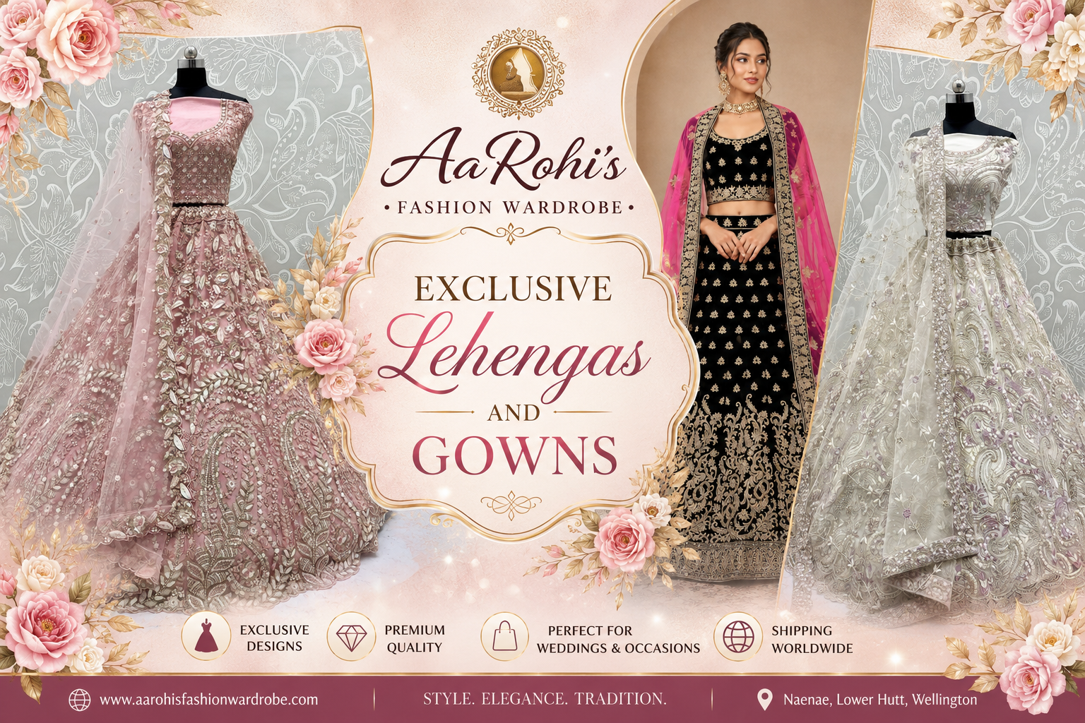 Luxury Gowns & Lehengas | AaRohi’s Fashion Wardrobe