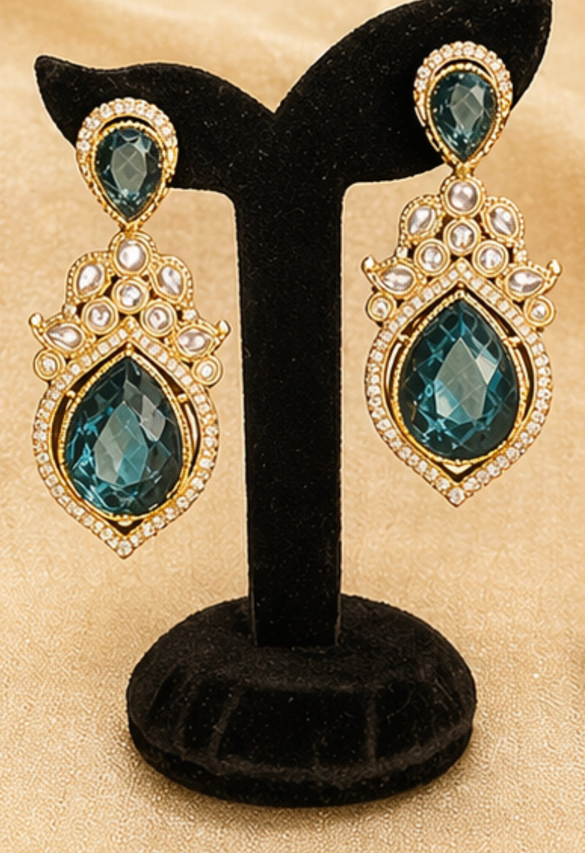 Elegant Kundan Statement Earrings
