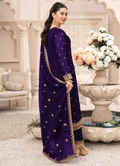 Royal Amethyst Embroidered 3-Piece Kurta Set