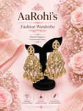 Royal Polki Statement Earrings