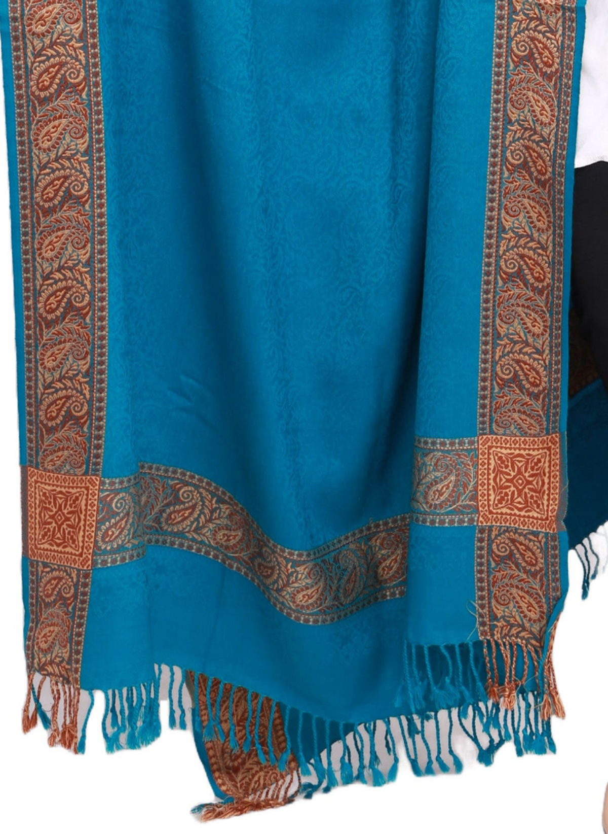 Elegant Pashmina-Look Acrylic Wool Shawl