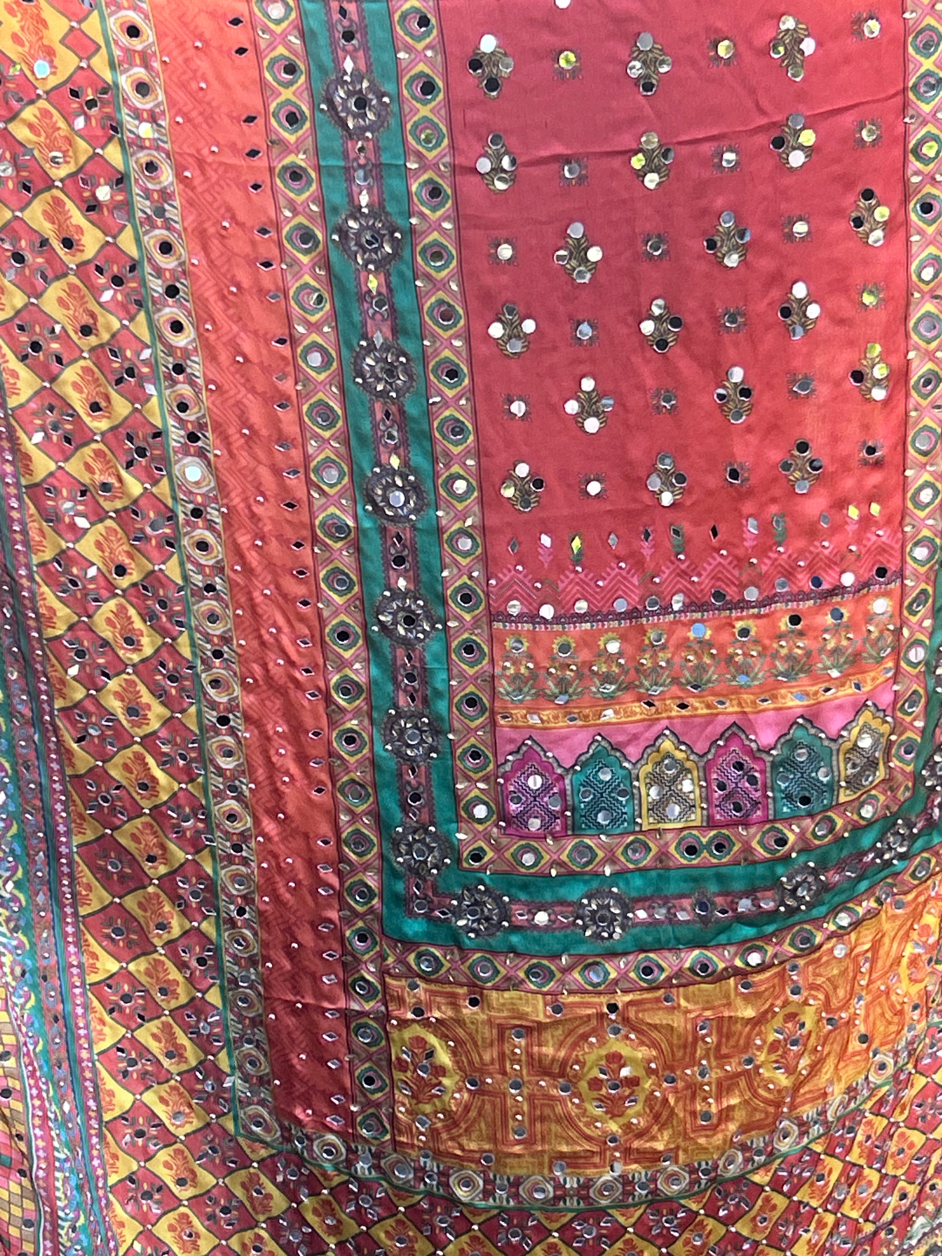 Pakistani Dupatta with Mirror Work