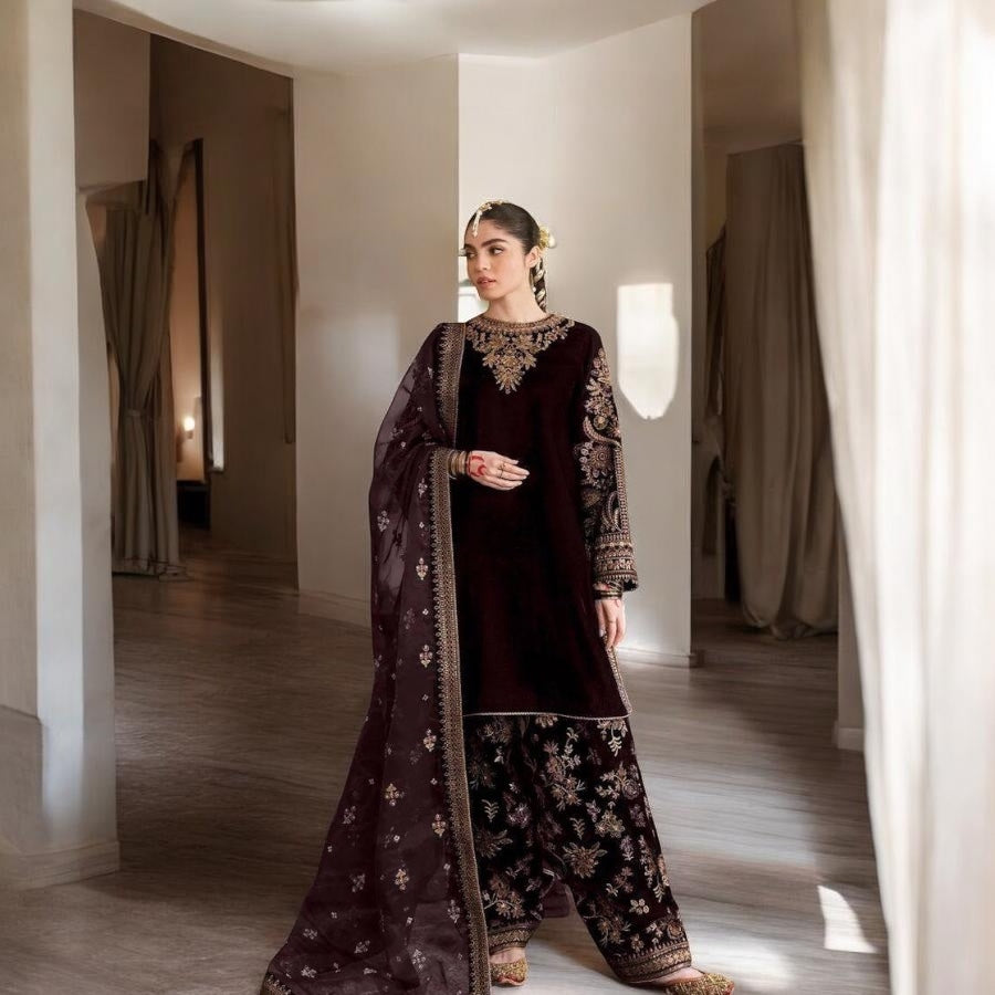 Viscose Velvet Suit