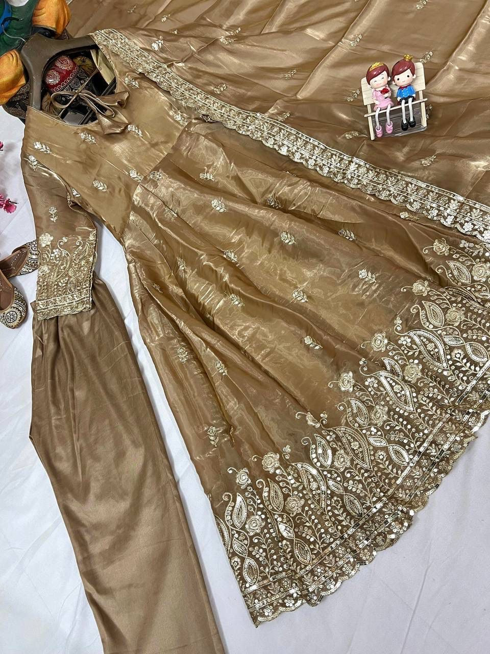 Golden Beige 3Pc Suit