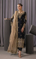 Black Chiffon Suit