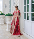 Crimson Royal Embroidered Lehenga Set