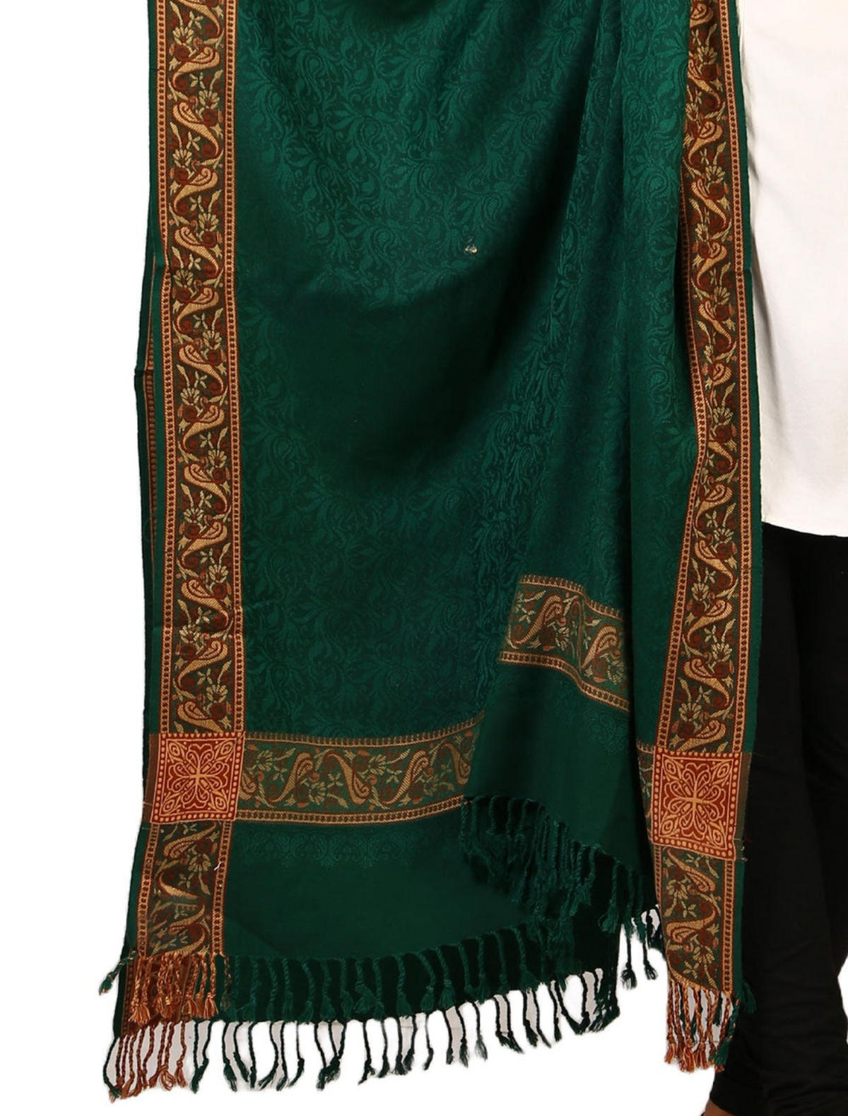 Elegant Pashmina-Look Acrylic Wool Shawl