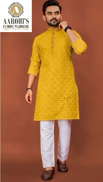 Men Kurta Pyjama Set