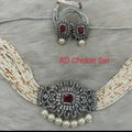 Choker Set with Pearl Detailing