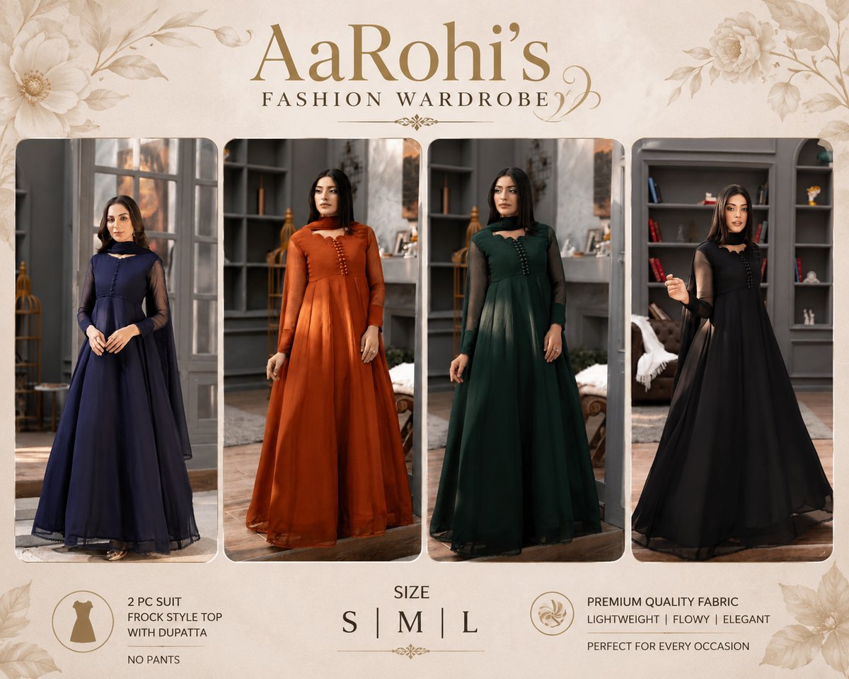 Elegant Chiffon Flared Maxi 2-Piece Suit