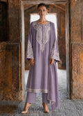 Lilac Embroidered 3-Piece Suit Set