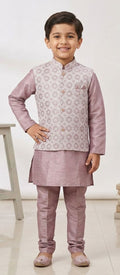 Lilac Koti Kurta Pyjama Set