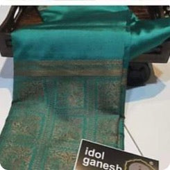 Silk Saree - Teal Green