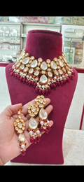 Minakari Kundan Bridal Necklace Set