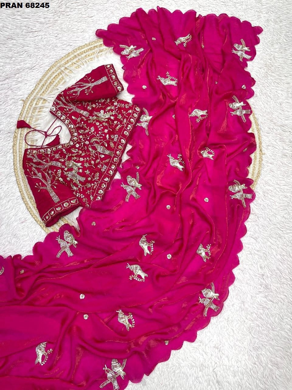 Designer Saree with Ready Blouse