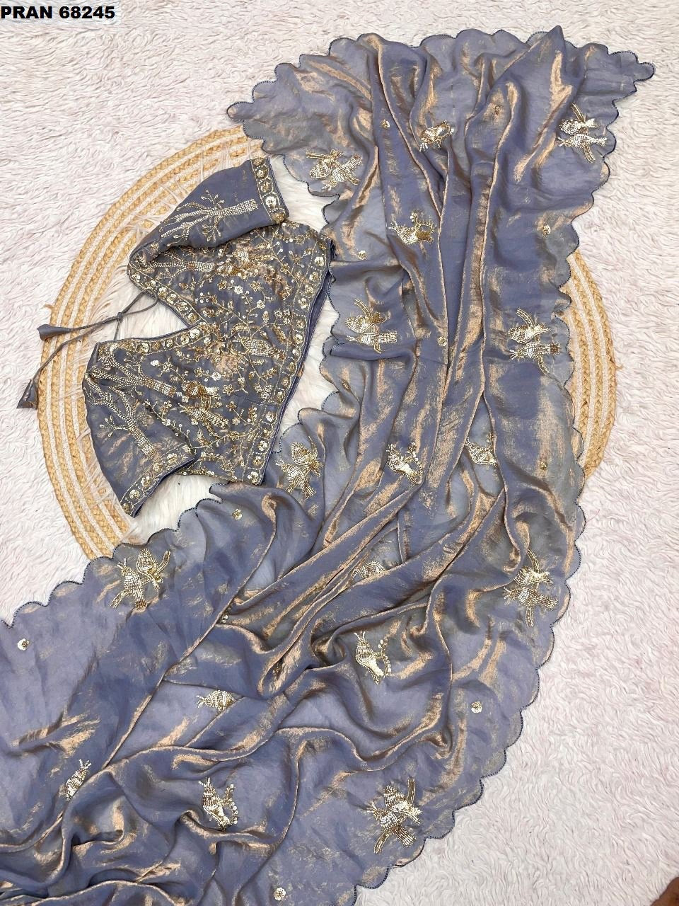 Designer Saree with Ready Blouse