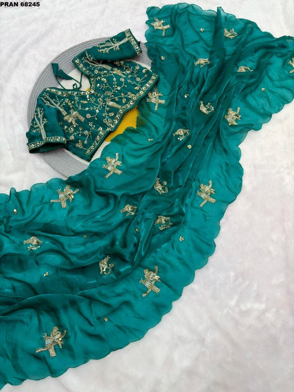 Designer Saree with Ready Blouse