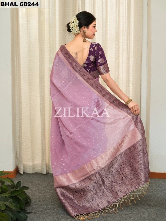 Zilikaa Banarasi Soft Silk Saree