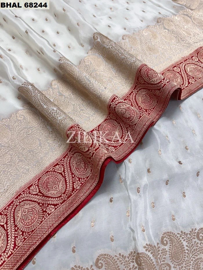 Zilikaa Banarasi Soft Silk Saree