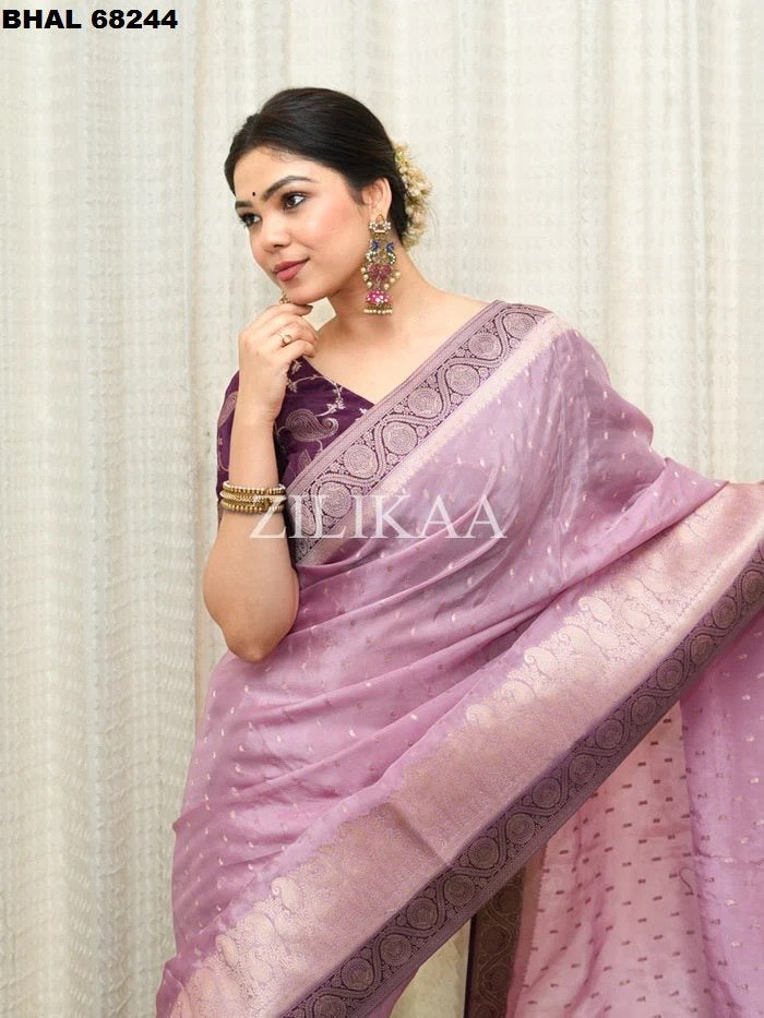 Zilikaa Banarasi Soft Silk Saree