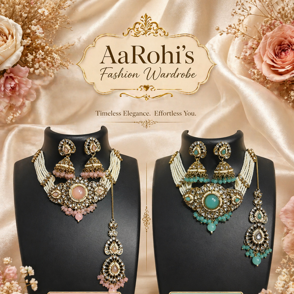 Elegant Polki Kundan Jewellery Set – Premium Bridal & Festive Collection