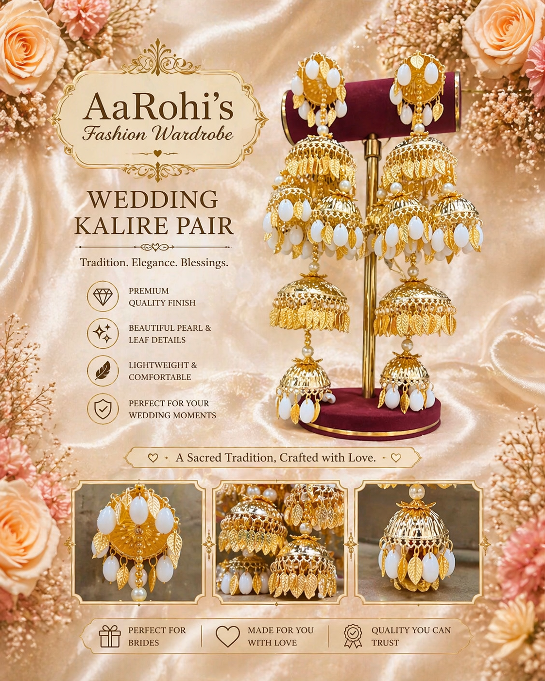 Wedding Kalire Pair – Traditional Bridal Kalire ✨