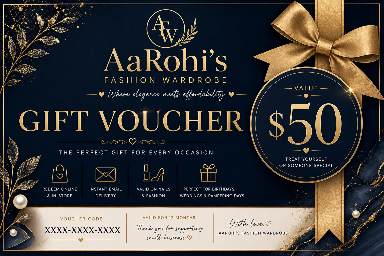 AaRohi’s Gift Voucher 💝