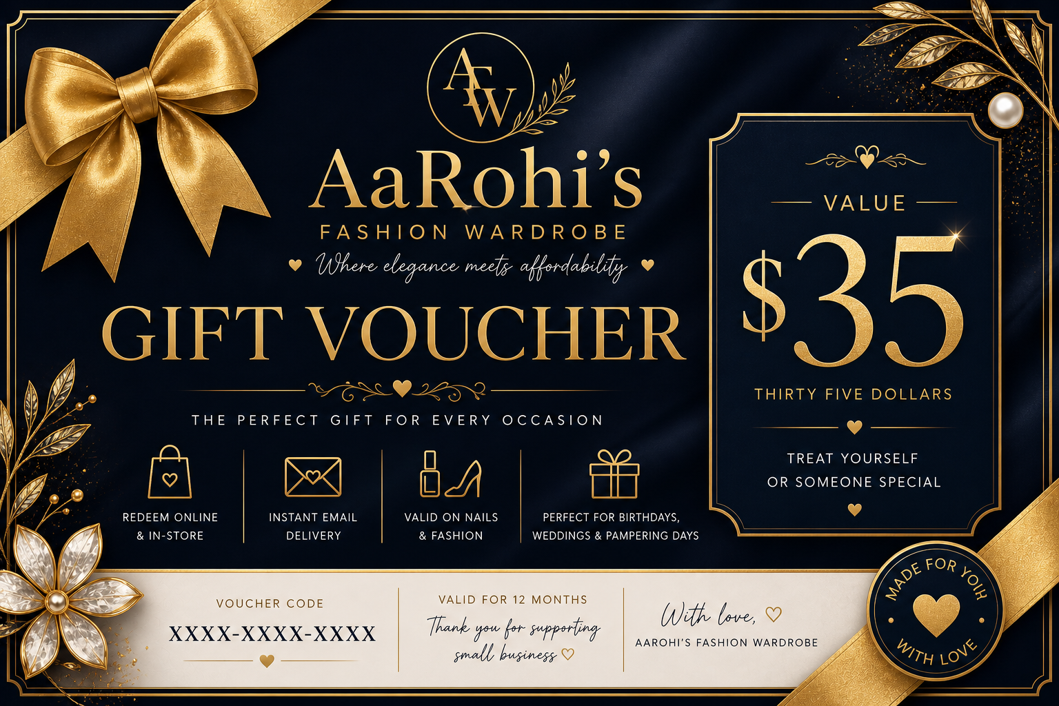 AaRohi’s Gift Voucher 💝