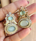 Floral Statement Drop Earrings