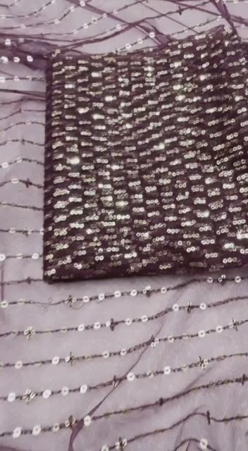 RKSANDI 14184 – Designer Butterfly Net Saree