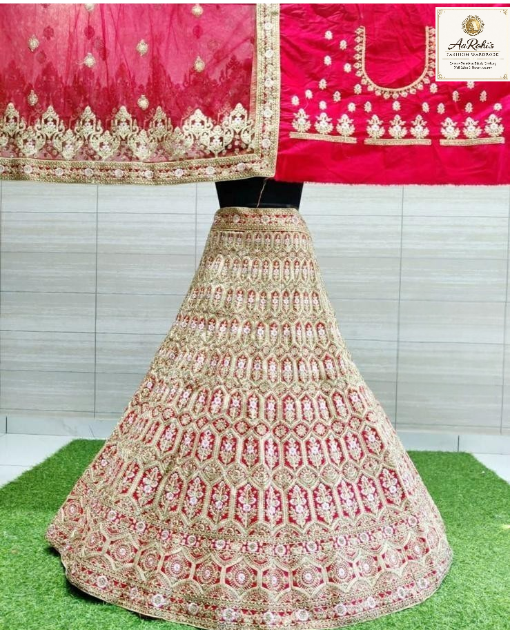 Red Bridal Lehenga Set