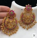 Premium Temple Jewellery Earrings – Gold Finish