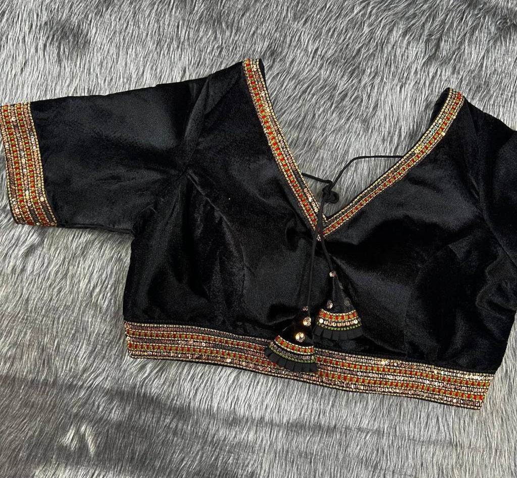 Heavy Velvet Bridal Blouse
