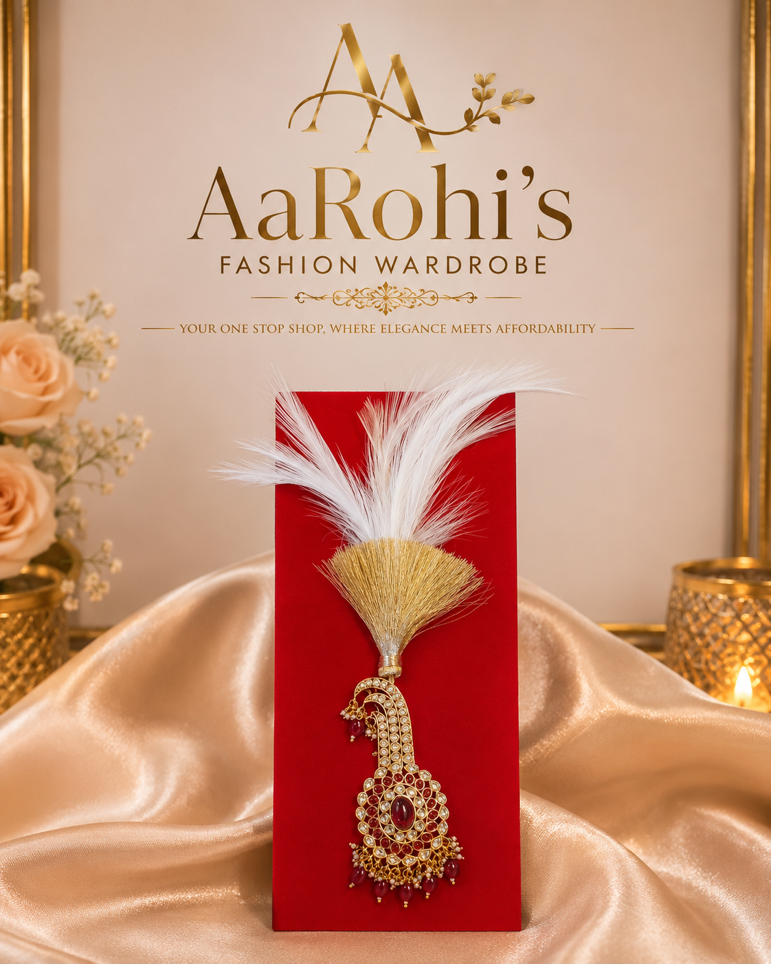 Premium Polki Kundan Kalgi