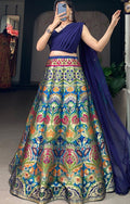 Elegant Banarasi Silk Lehenga Set ✨