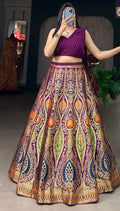 Elegant Banarasi Silk Lehenga Set ✨