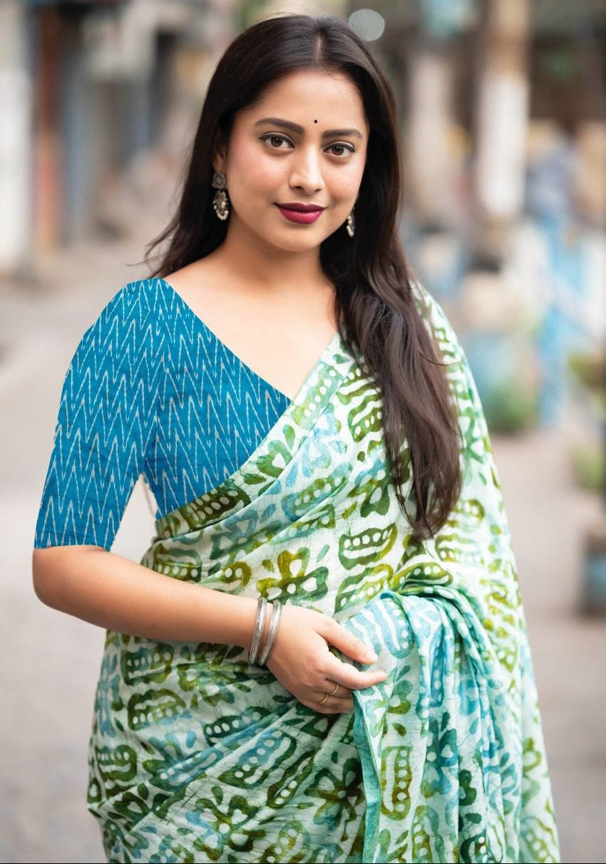 Batik Cotton Saree