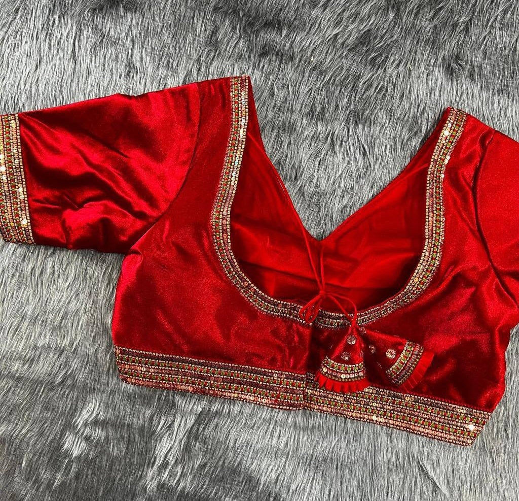 Heavy Velvet Bridal Blouse