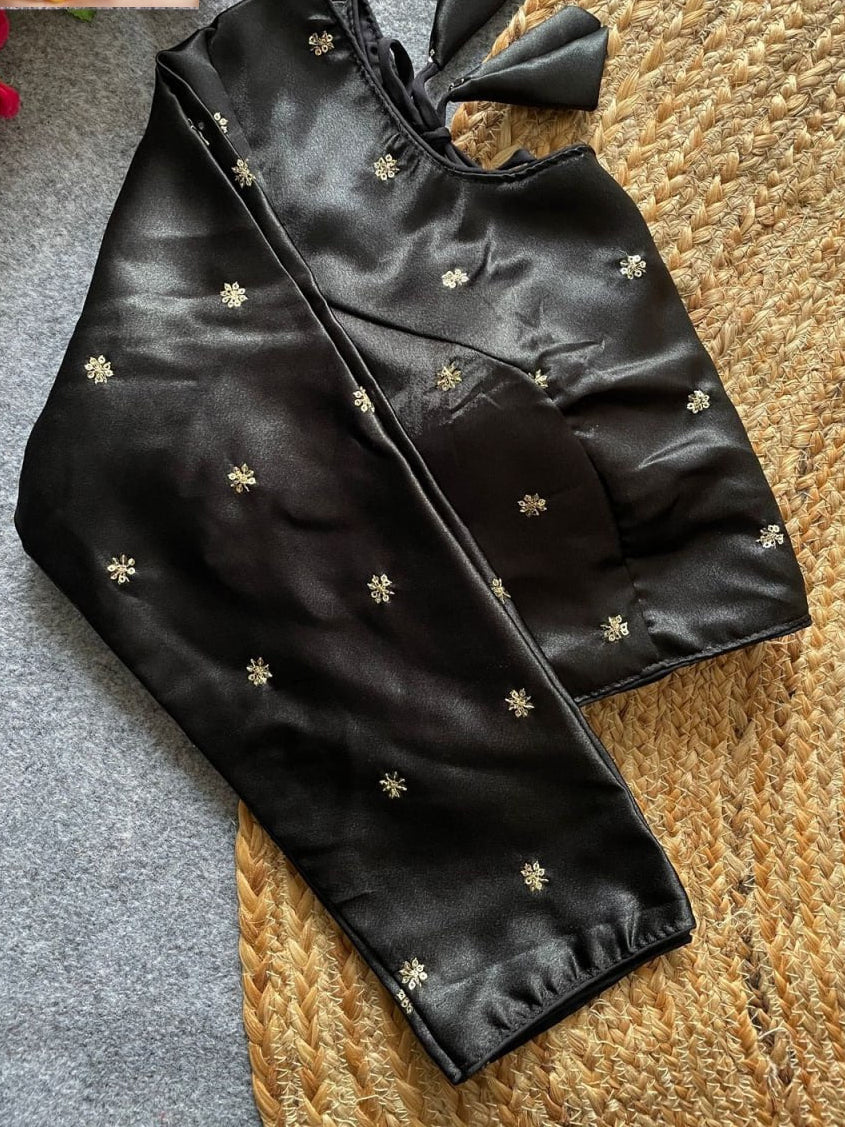 Designer Satin Silk Blouse