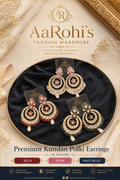 Premium Kundan Polki Earrings
