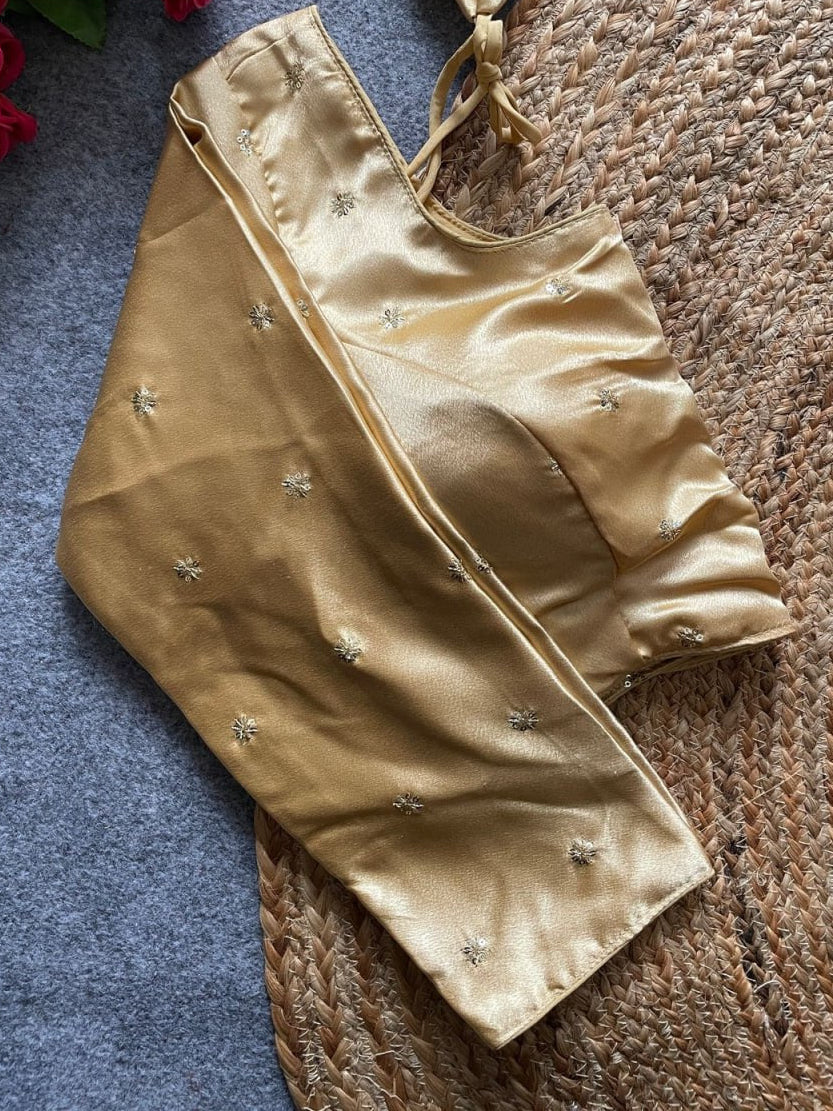 Designer Satin Silk Blouse