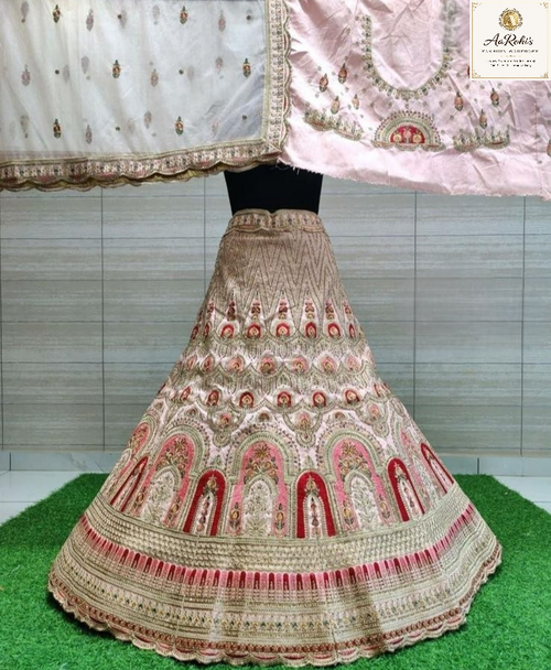 Blush Royale Embroidered Bridal Lehenga Set